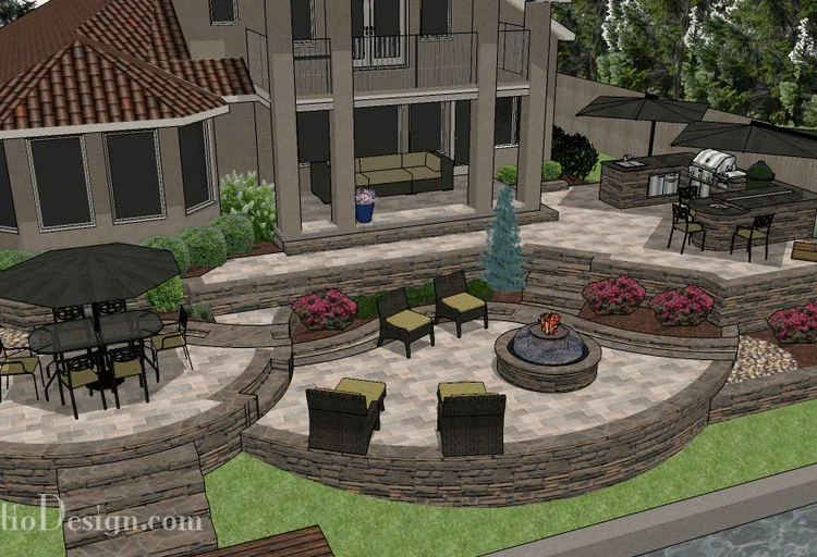 Custom 3D Patio Design | Designing Patios You Love to Use ...